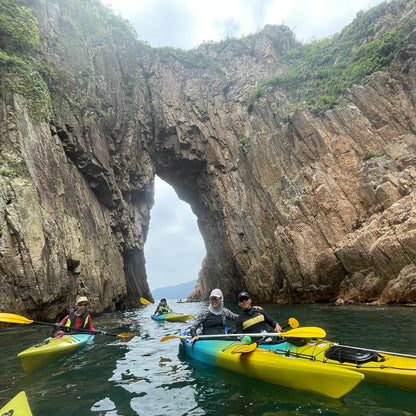 旅程獨木舟穿洞之旅(吊鐘洲)