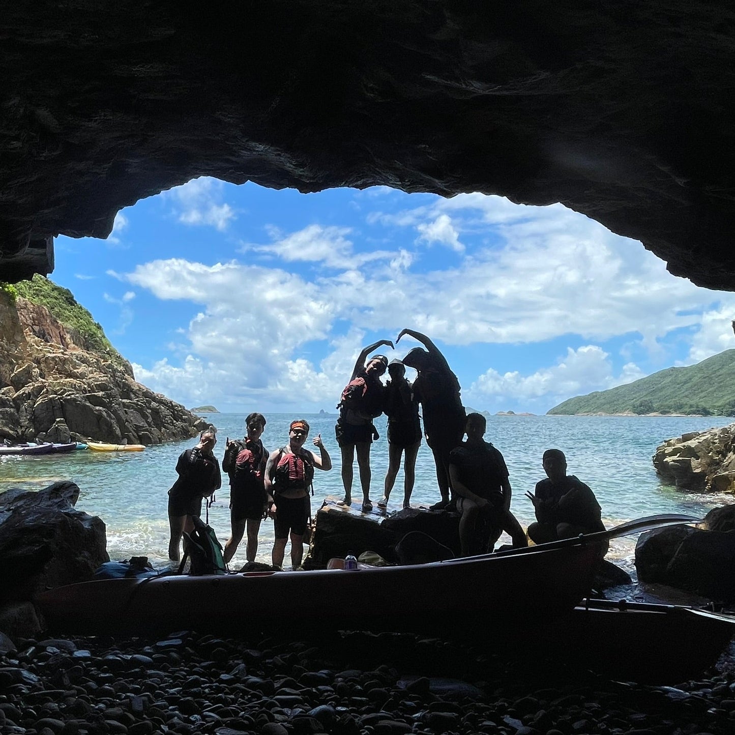 旅程獨木舟穿洞之旅(吊鐘洲)